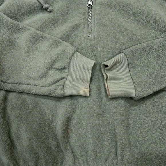 Pacsun Me to We green medium quarter zip sweatshirt - Picture 3 of 6